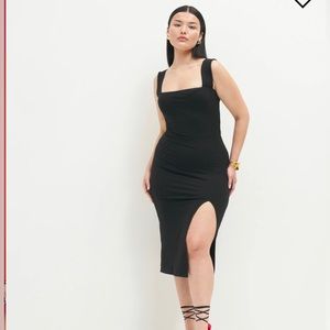 Reformation Cassi knit dress. size large. Worn once, never washed.
